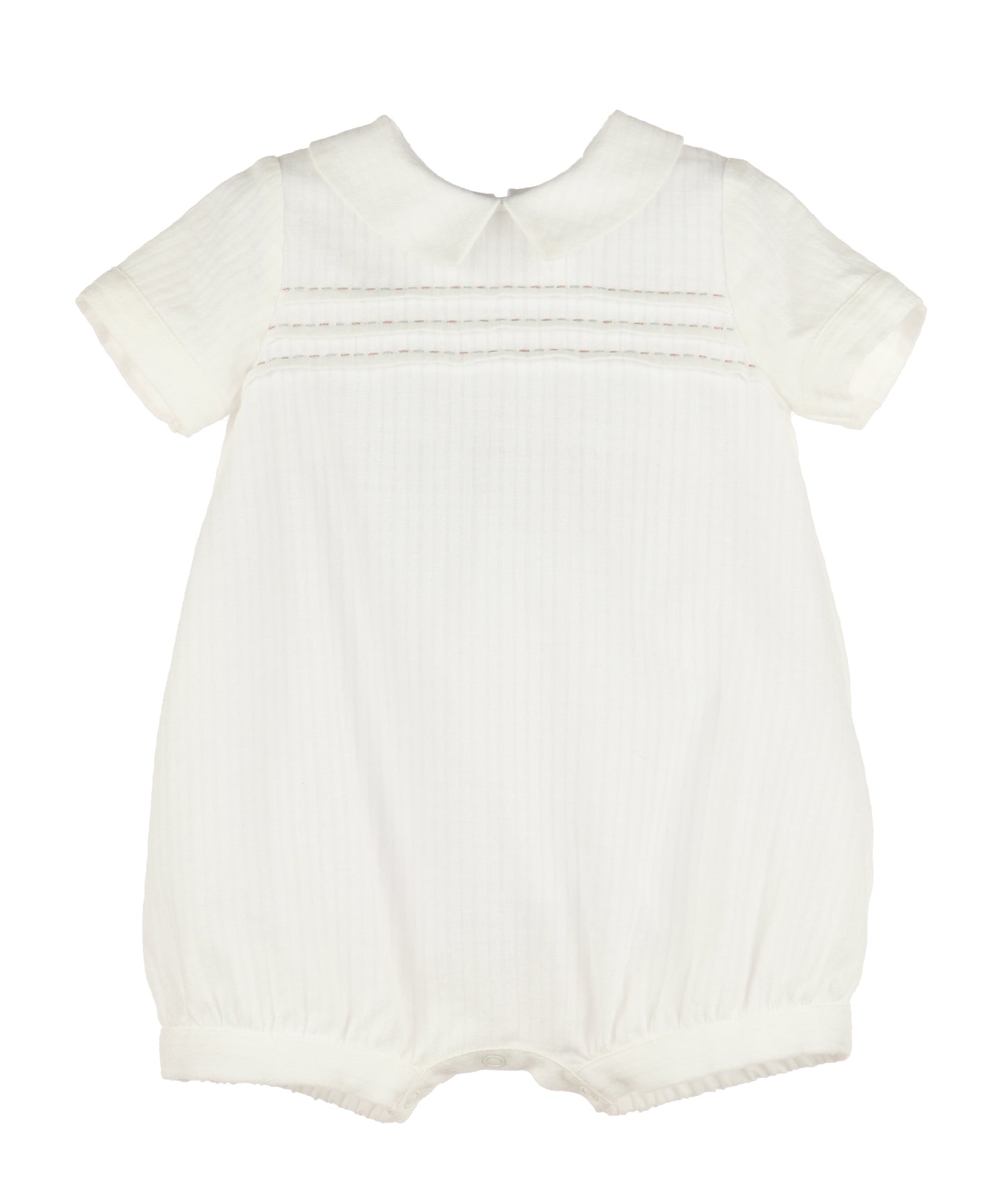 Ivory Tiny Pleated Boy Bubble