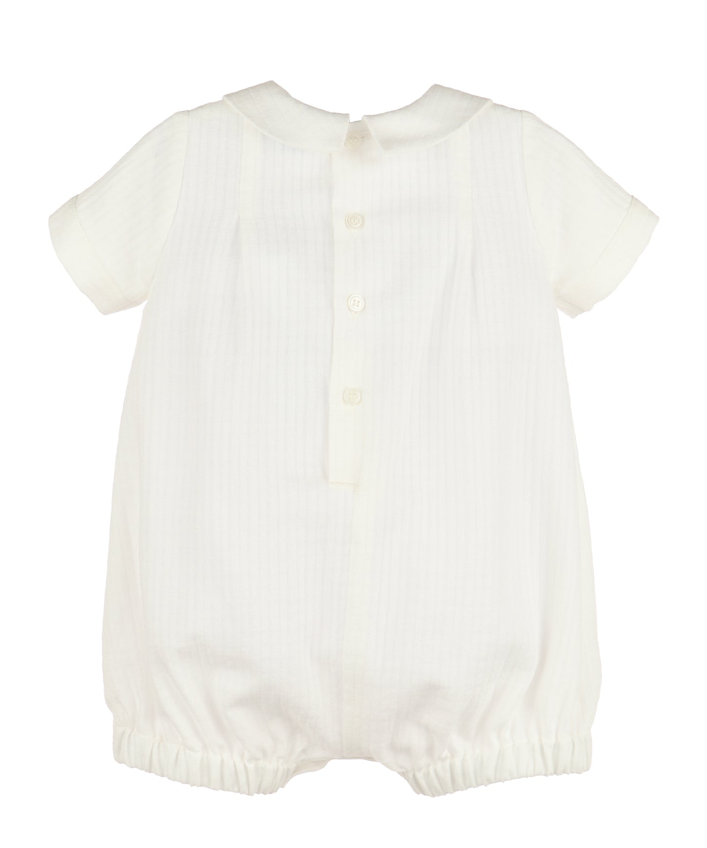 Ivory Tiny Pleated Boy Bubble