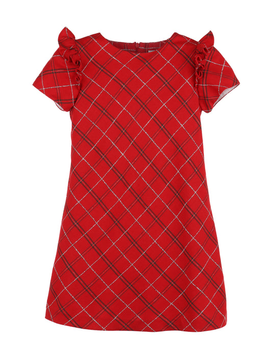 Red Tartan Plaid Dress