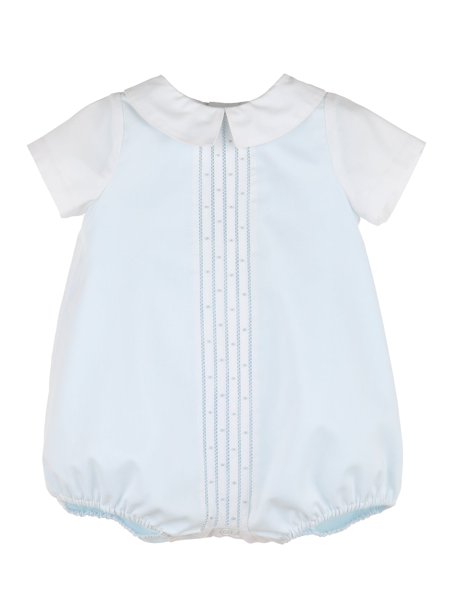 Blue Randall Embroidery Boy Bubble