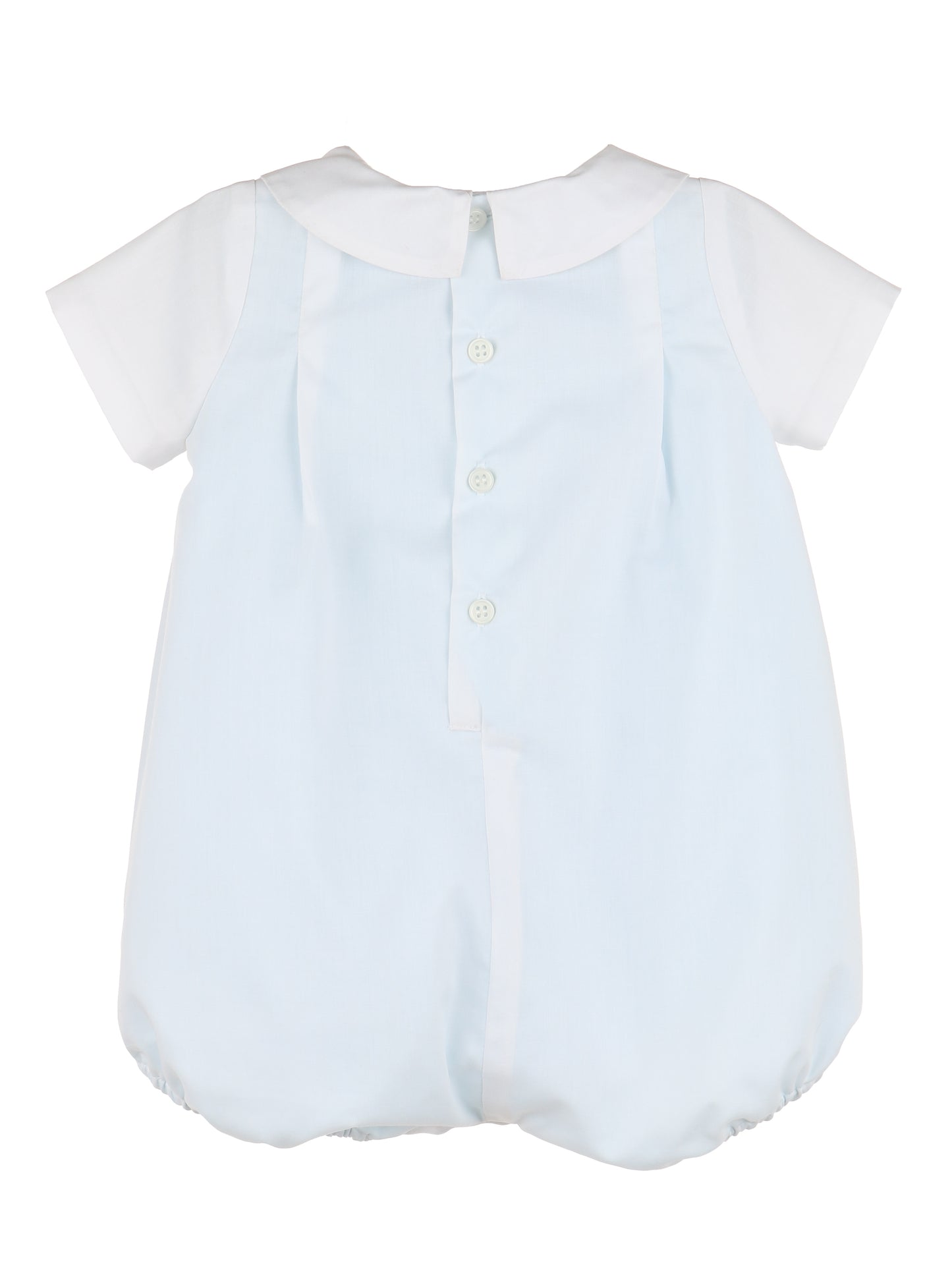 Blue Randall Embroidery Boy Bubble