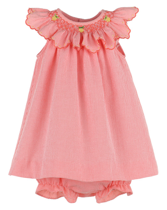 Orange Tutti Frutti Smock Bishop