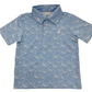 Miles Blue Golf Polo