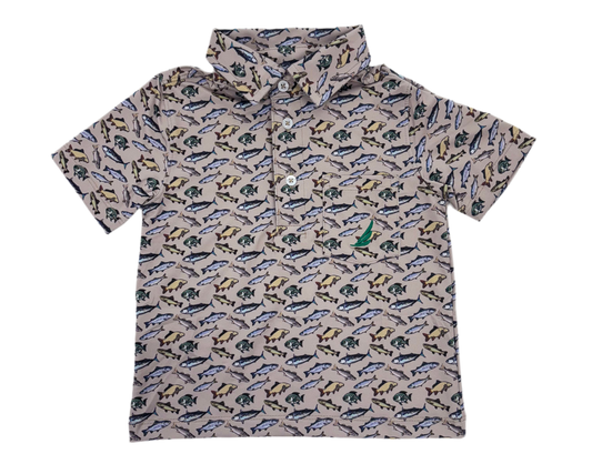 Miles Go Fish Polo