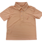 Brooks Orange Stripe Polo