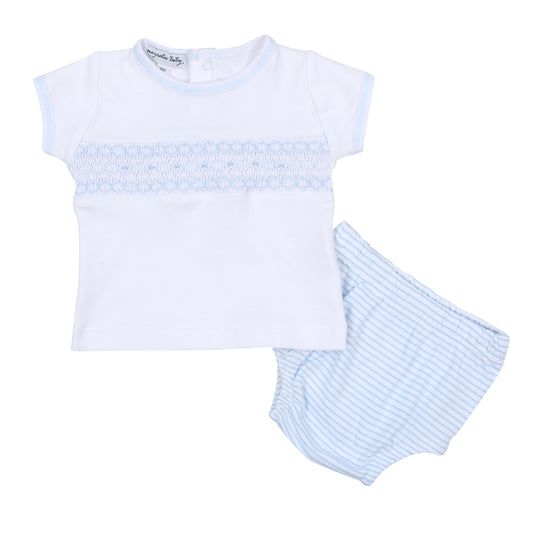 Katie & Kyle Blue Diaper Set