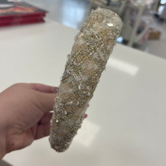 Padded Crystallized Tweed Headband
