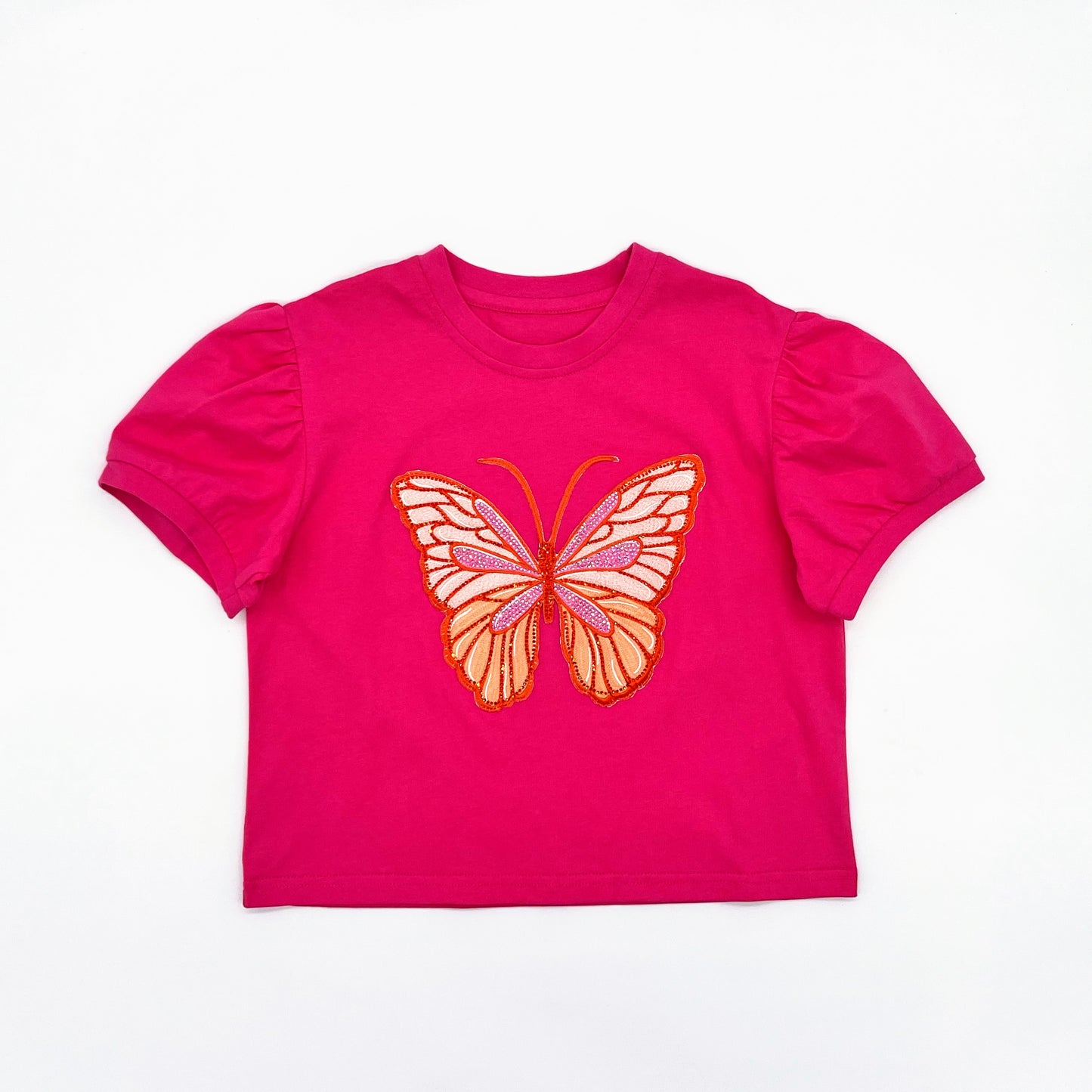 Butterfly Puff Sleeve Top