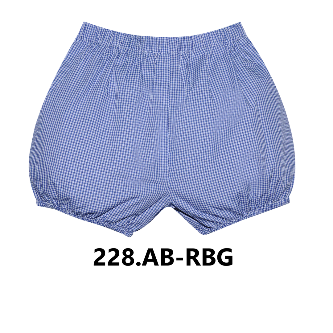 Royal Blue Gingham Alexander Bloomer Short