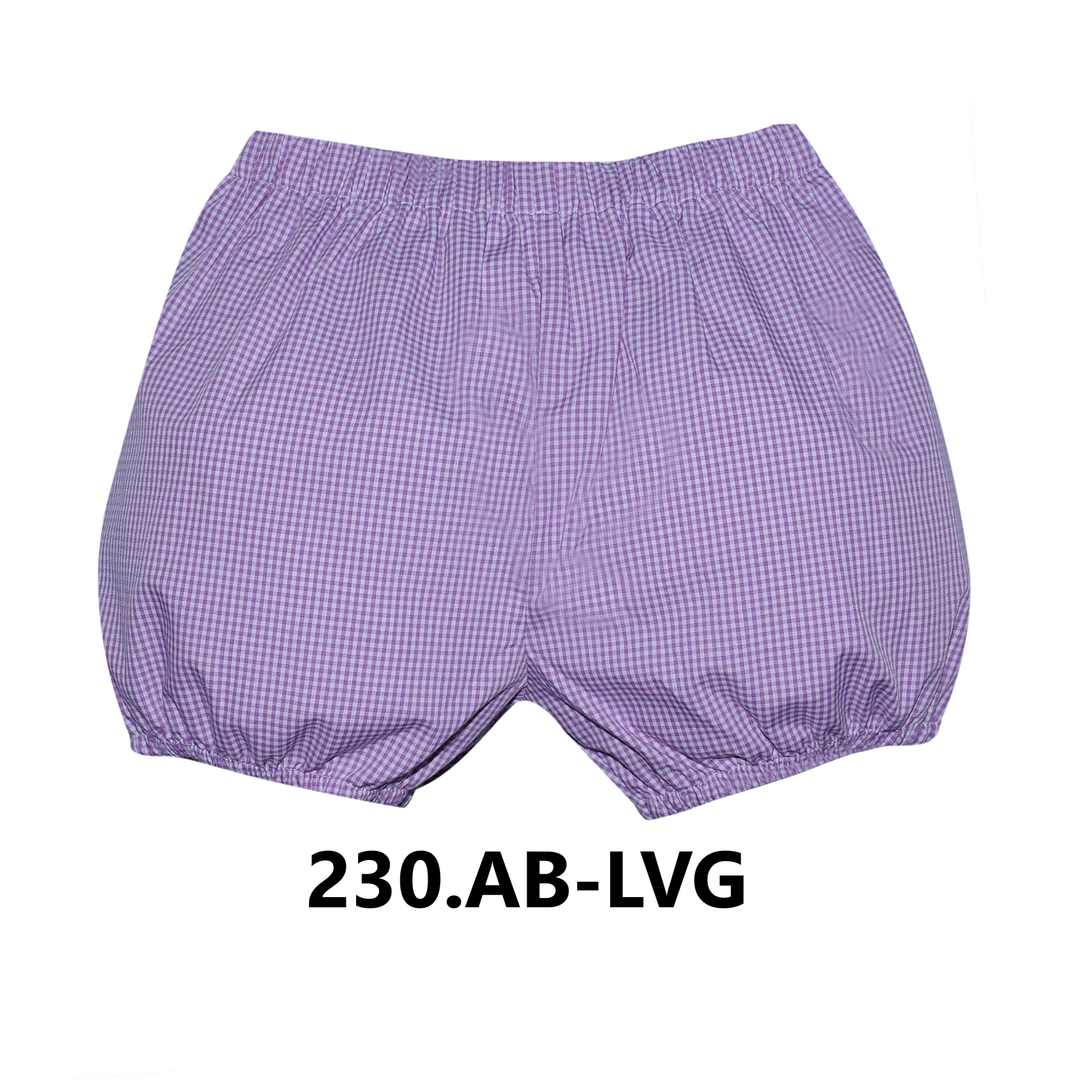 Lavender Gingham Alexander Bloomer Short