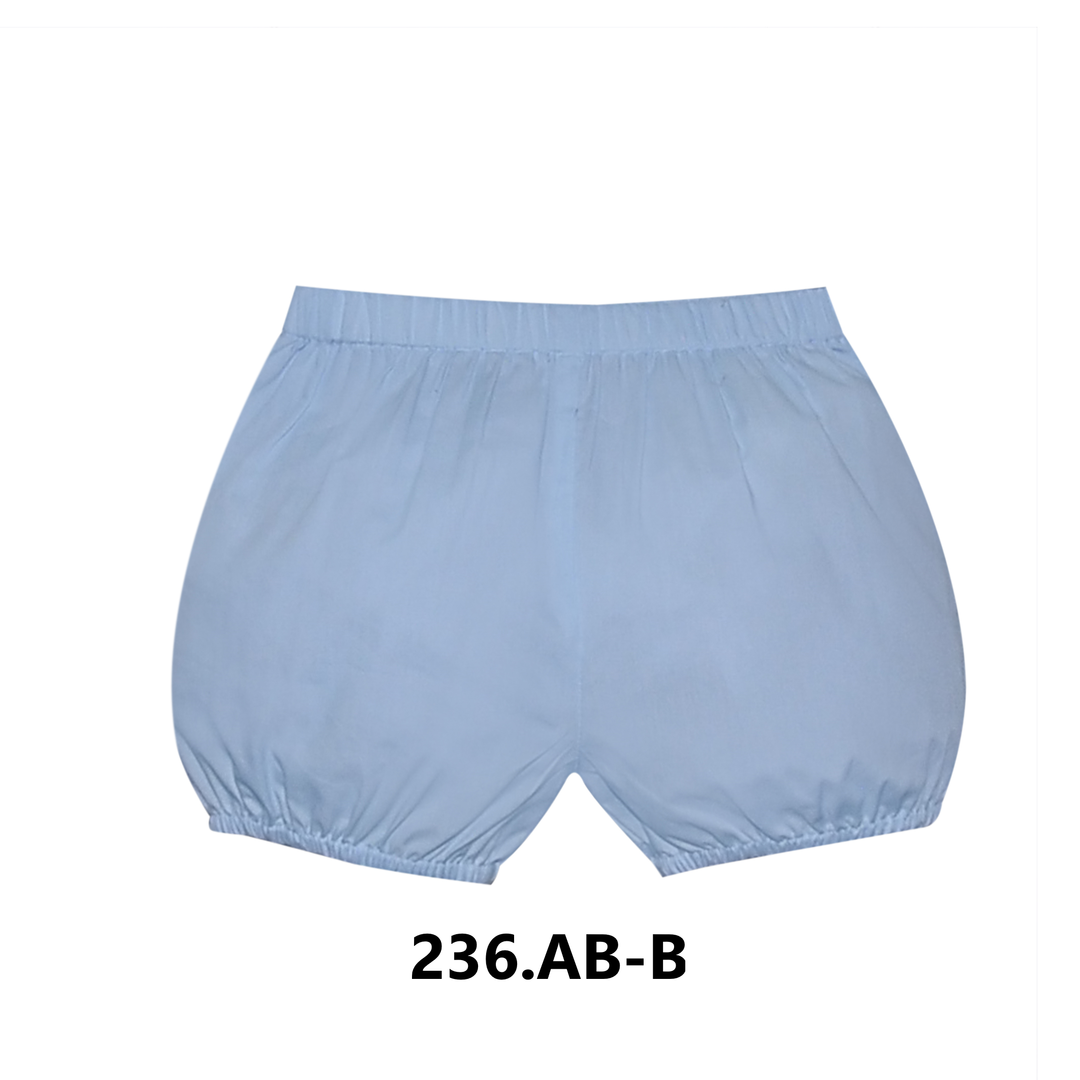 Blue Solid Alexander Bloomer Short