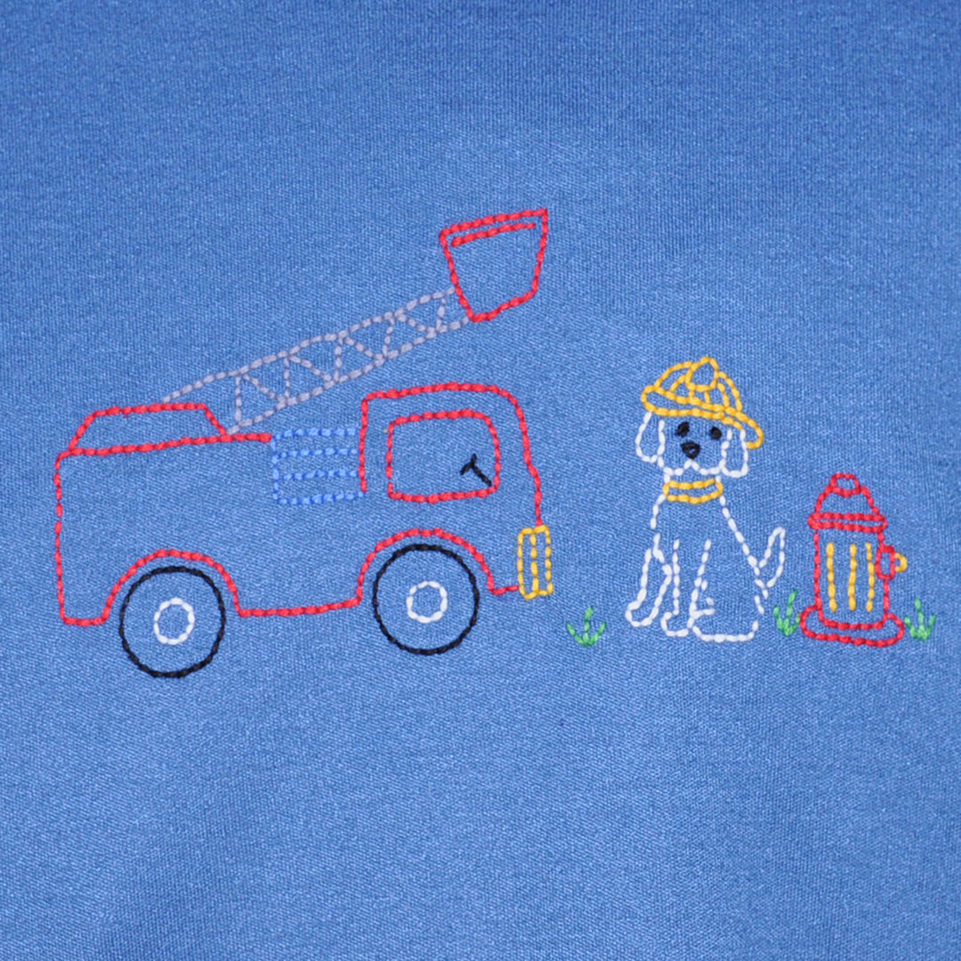 Firetruck Dog Houston Tee