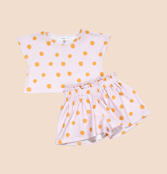 Maize Dot Relaxed Two Piece Set