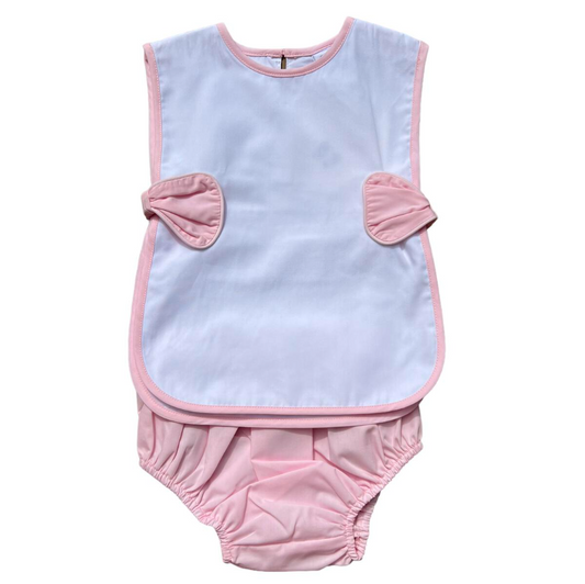 Pink Side Bow Bloomer Set