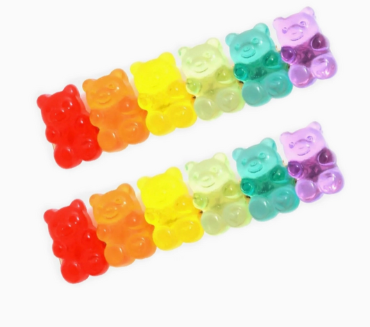 Bright Gummy Bear Clips