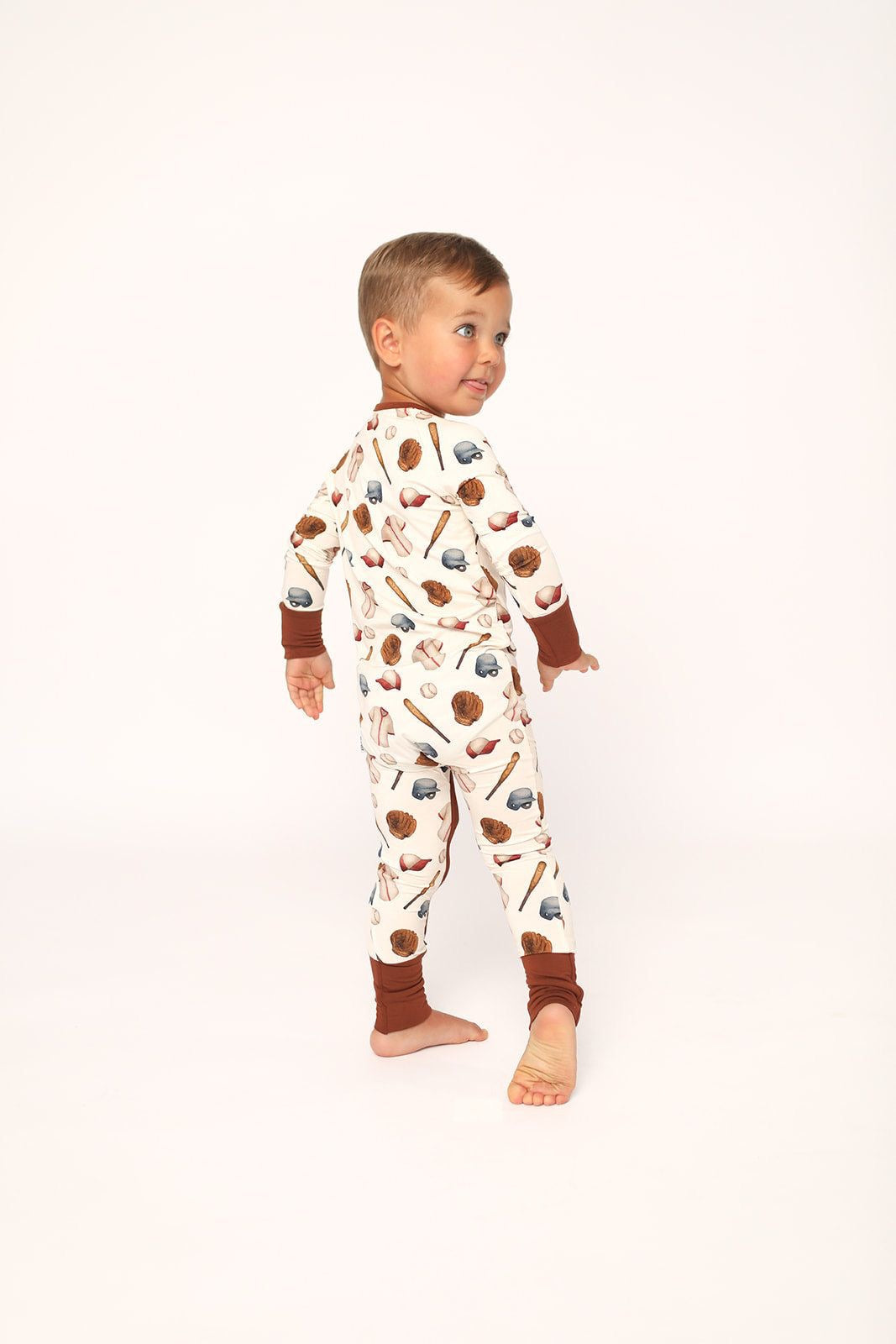 Baseball Zipper Pajama