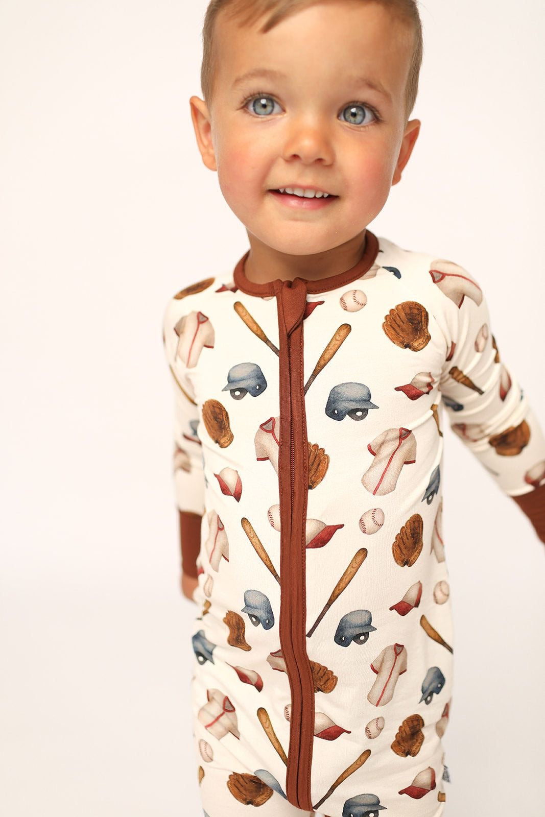 Baseball Zipper Pajama