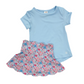 Blue Bridget Basic Tee