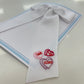 Candy Hearts Medium Tail Bow