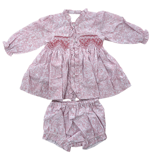 Aspen Pink Floral Bloomer Set