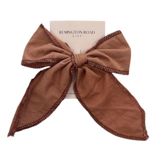 Brick Pointelle Bow
