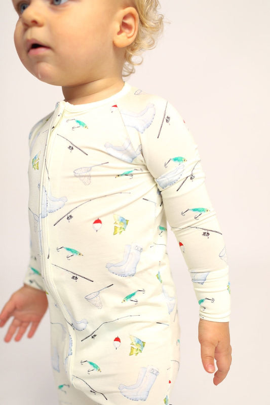 Fishing Zipper Pajama