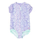 Magical Mermaid Short Sleeve Rash Guard