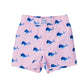 Pink Whale Swim Trunks