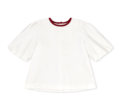 White Velvet Harper Blouse