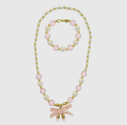 Ballerina Necklace & Bracelet Set