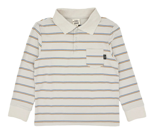 Nash Stone Long Sleeve Polo
