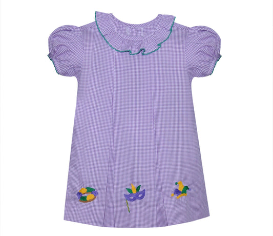 Purple Mardi Gras Reese Dress