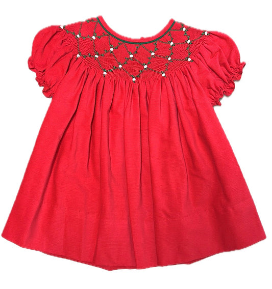Christmas Classic Red Corduroy Bishop