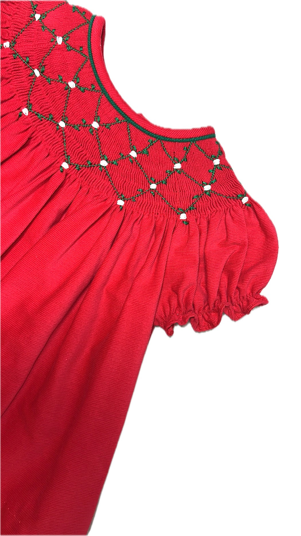 Christmas Classic Red Corduroy Bishop