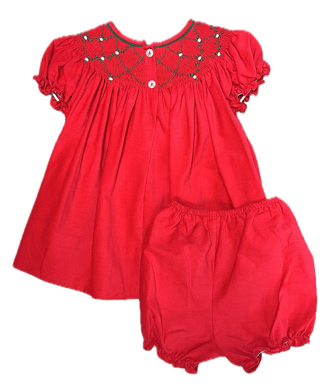 Christmas Classic Red Corduroy Bishop