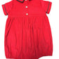 Christmas Red Corduroy Boy’s Romper
