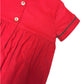 Christmas Red Corduroy Boy’s Romper