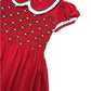 Christmas Classic Red Corduroy Dress
