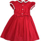 Christmas Classic Red Corduroy Dress