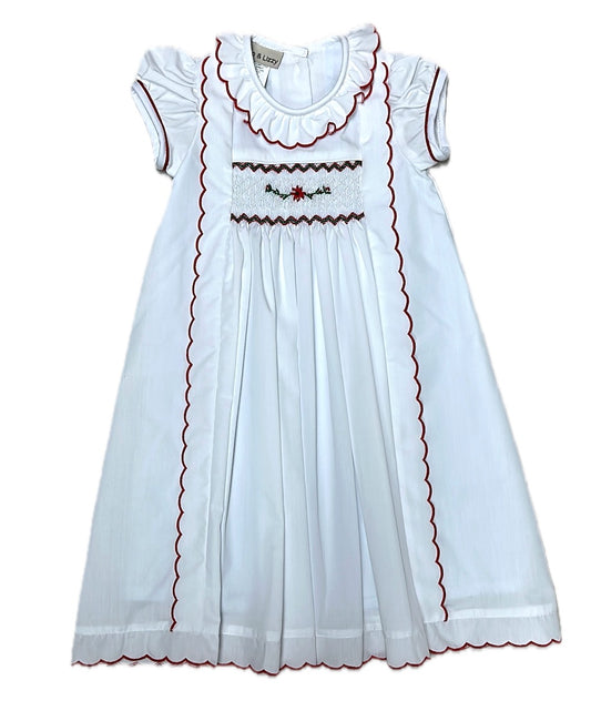 Christmas Smocked Daygown