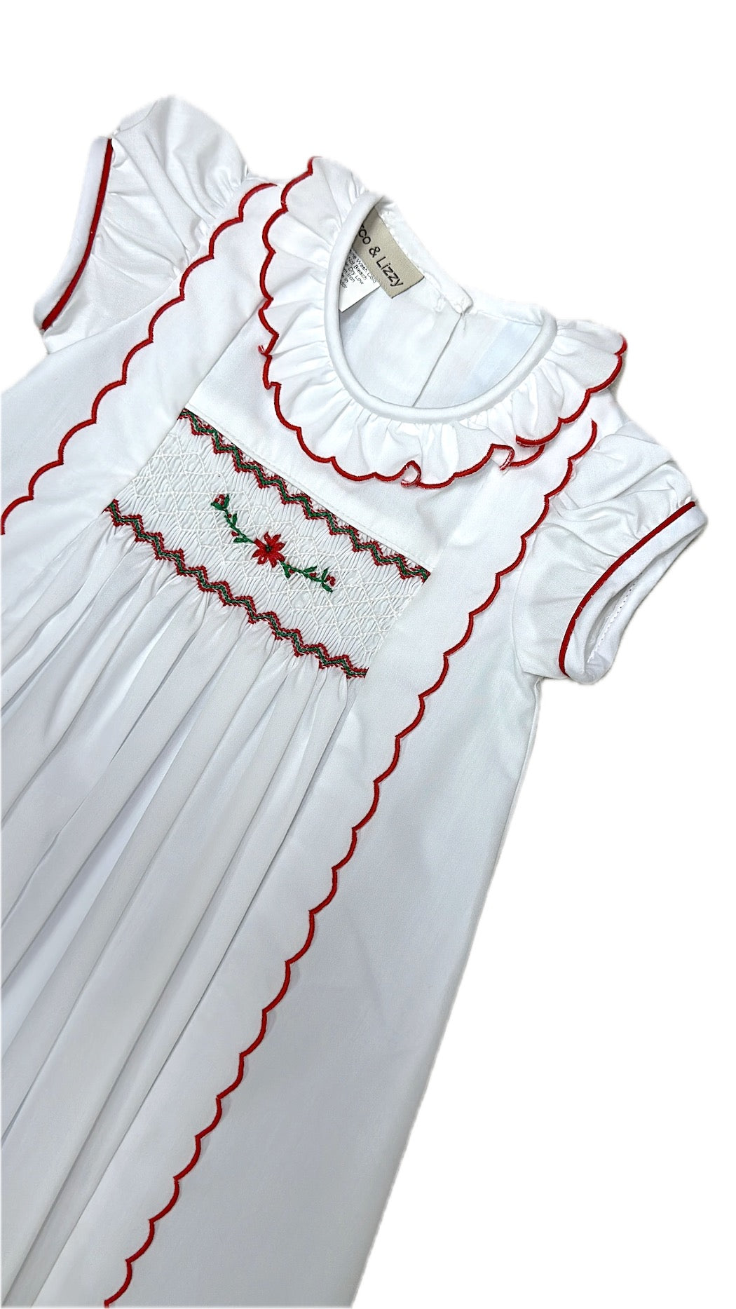 Christmas Smocked Daygown