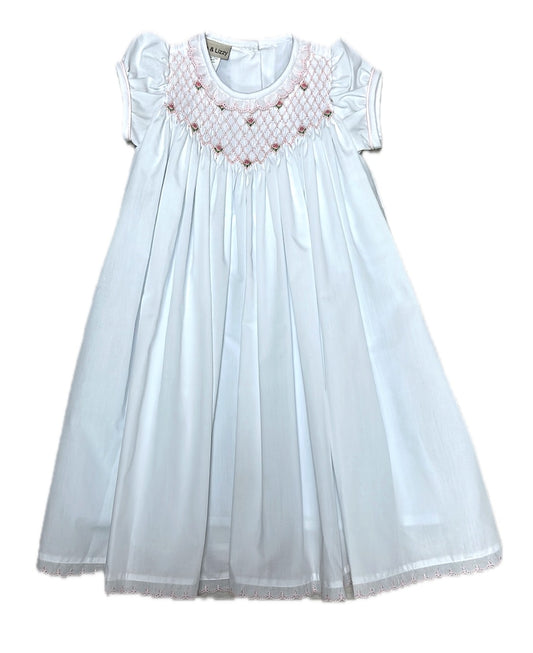 Girls Smocked Daygown