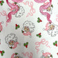 Santa Pink Bow Dress