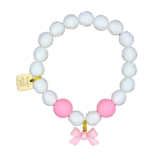 Pink Ribbons & Bows Bracelet