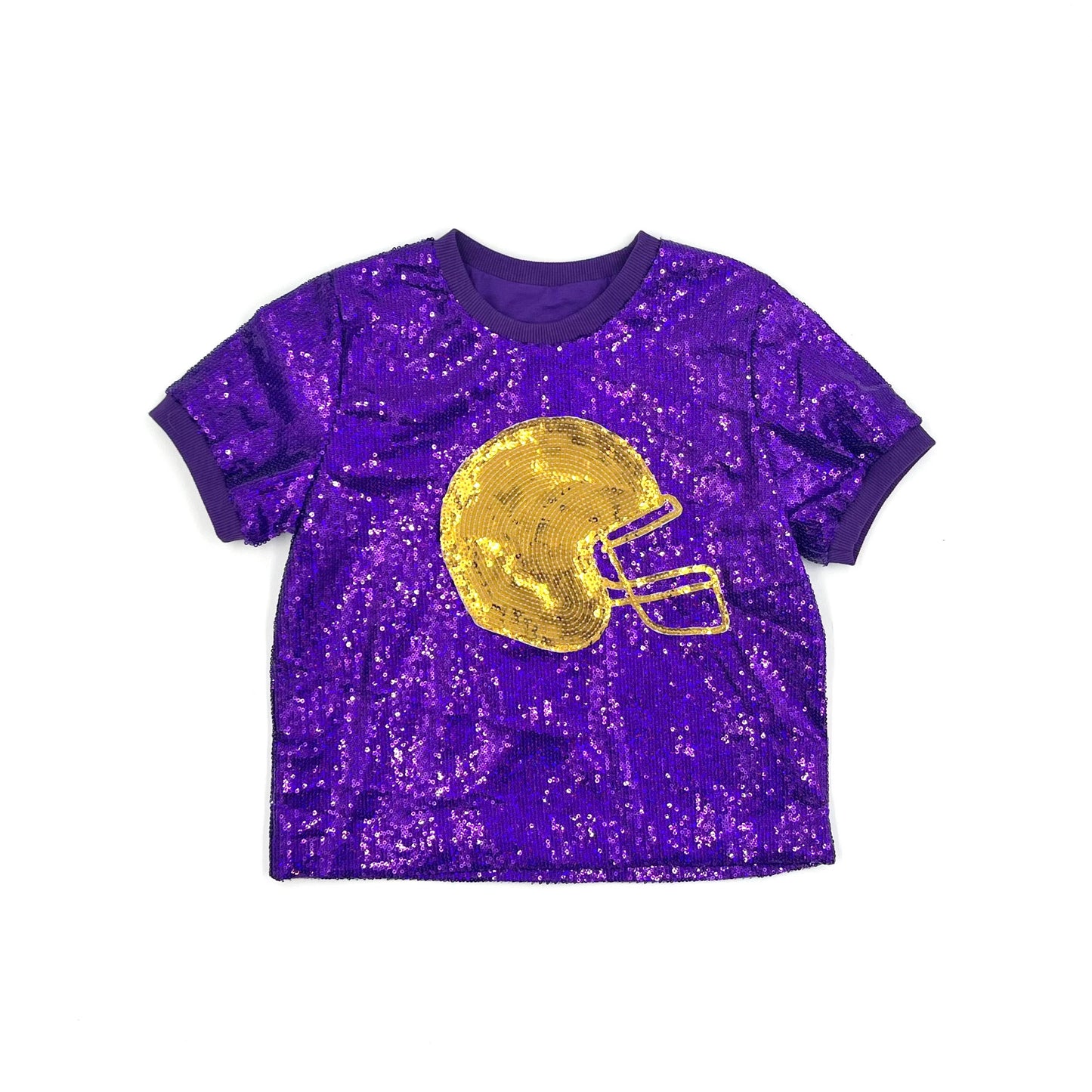 Purple and Gold Helmet Top