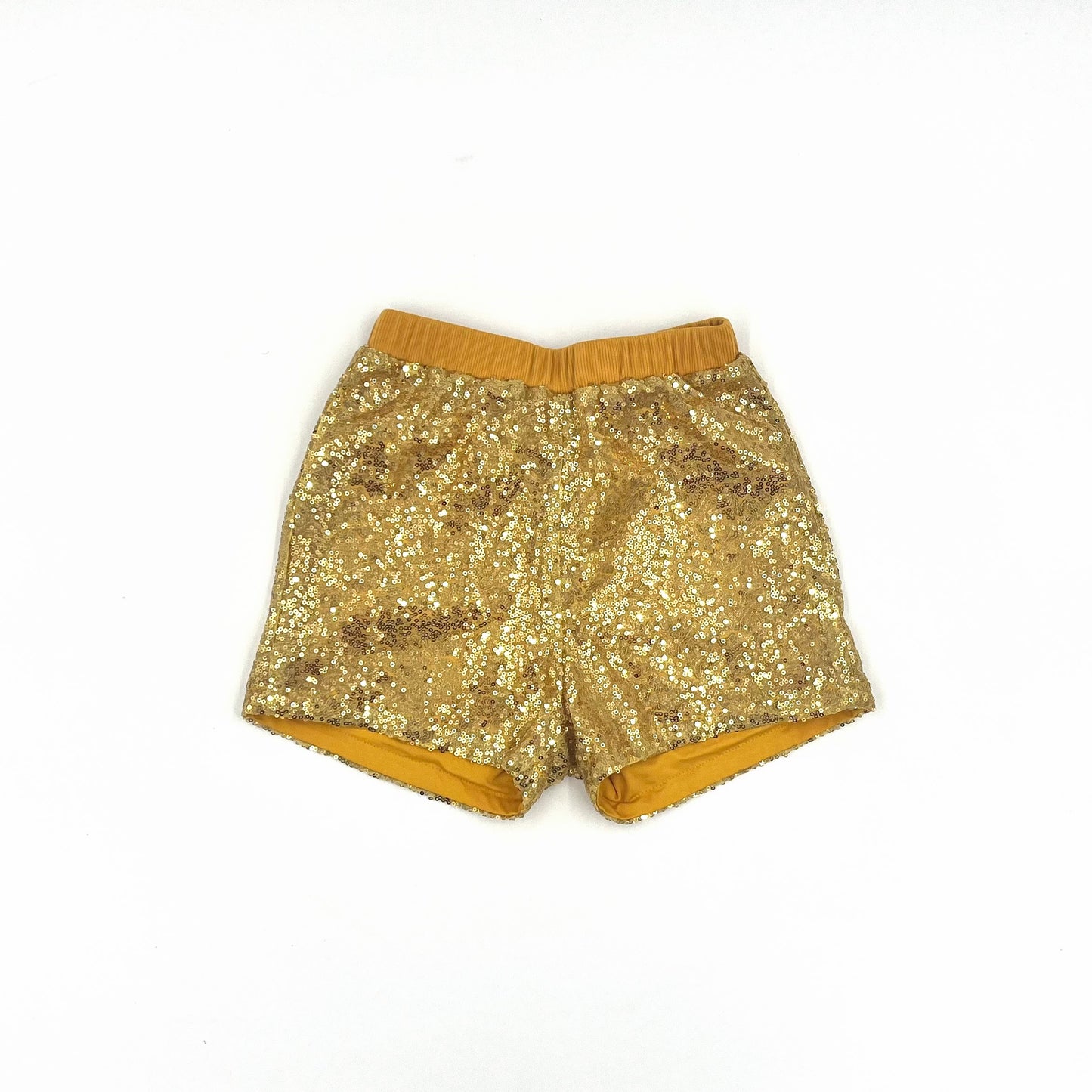 Gold Sequin Shorts