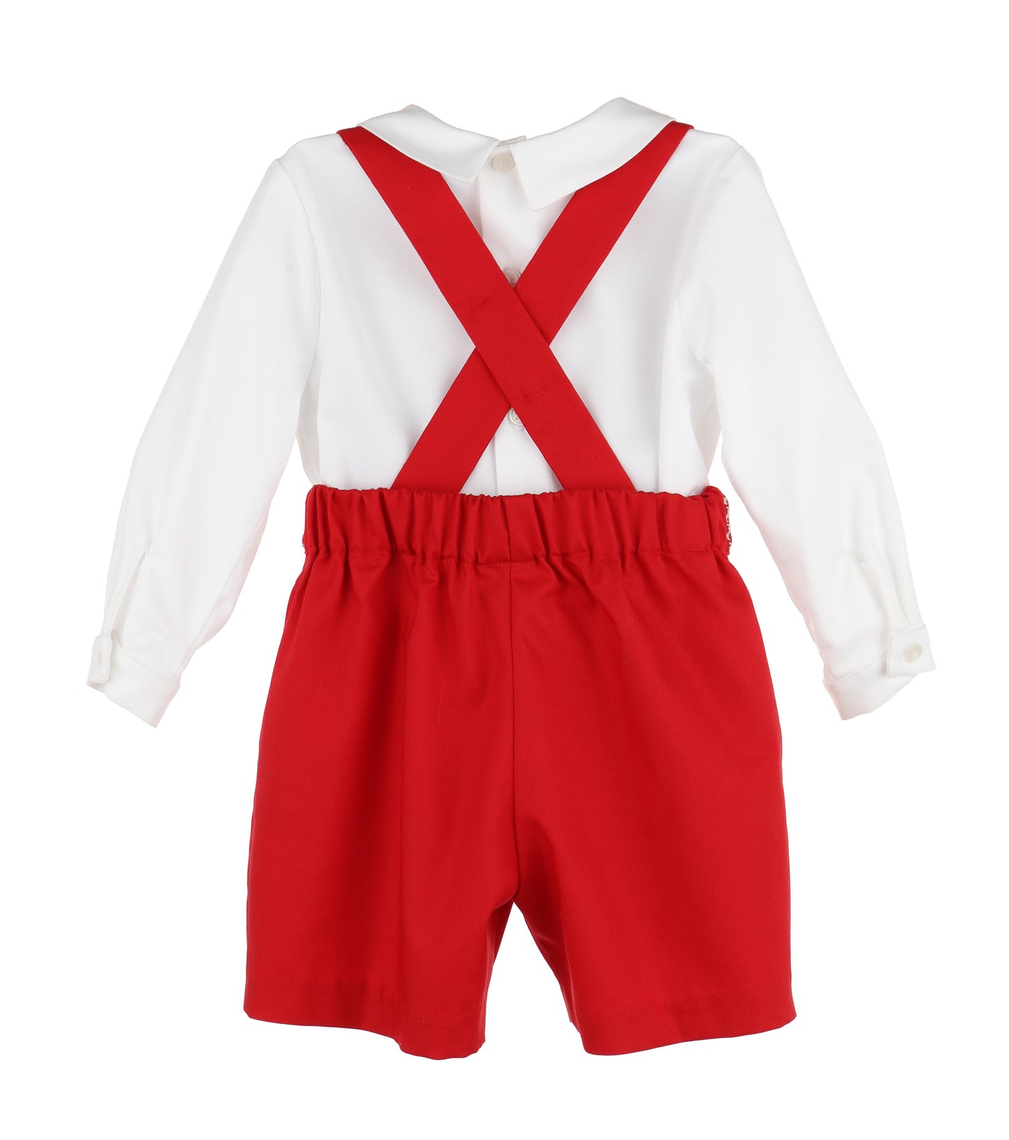 Red Timeless Bliss Smock Jon Jon Set