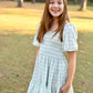 White Plaid Tanner Dress