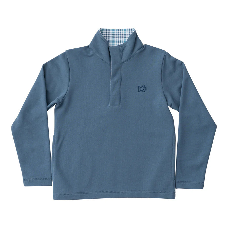 Sporty Snap Pullover Bluefin Blue