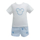 Mickey Applique Short Set